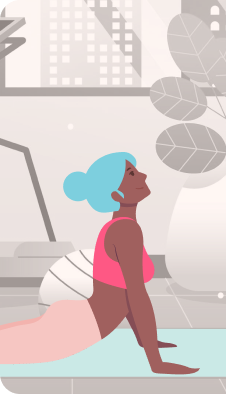 Illustration for the Gym Stretching plan