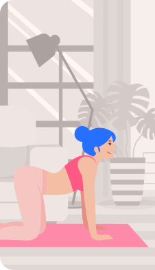 Illustration for the Home Stretching plan