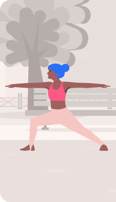 Illustration for the Outdoor Stretching plan