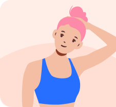 Illustration for the Postpartum stretching plan
